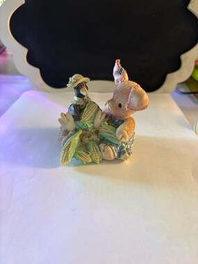 1994 Enesco This Little Piggy Figurine - Nothin' Corny 'Bout You And Me - 136492